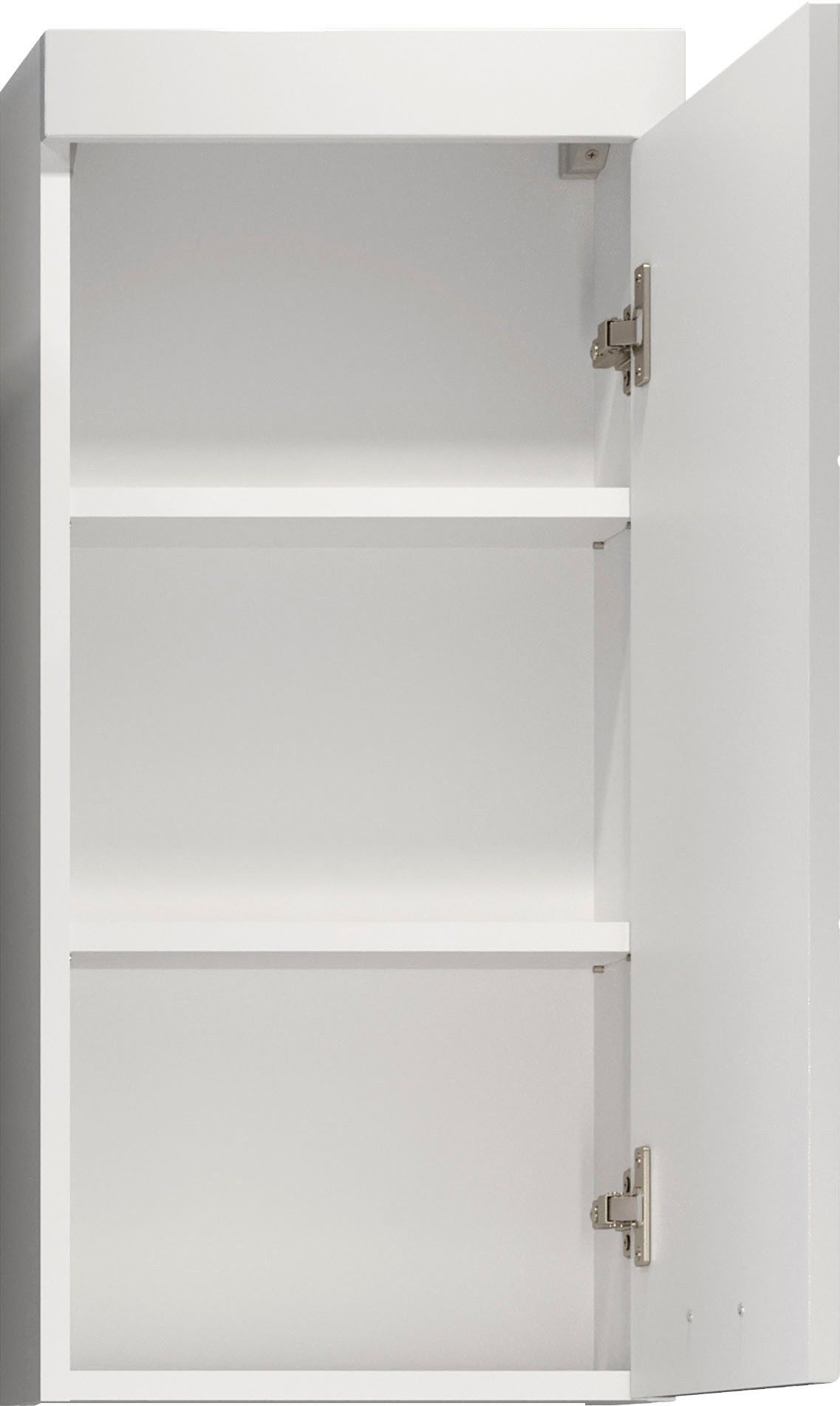 welltime Hängeschrank Dormoletto Weißer Badschrank mit waagerechter Fräsung - Maße (B/T/H) 35/16/75 cm – Bild 5 von 5