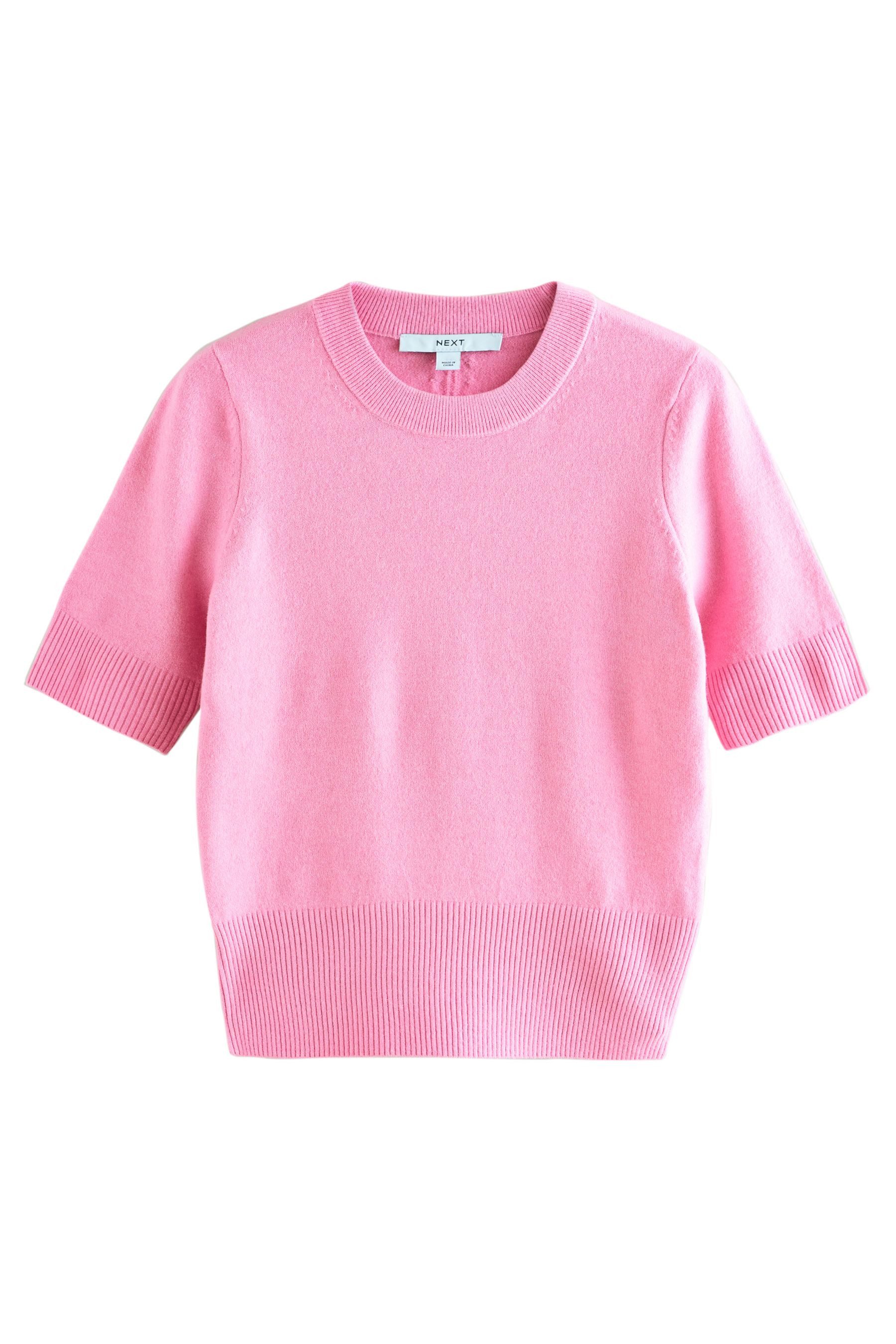 Next Strickpullover Kurzärmeliges, superweiches Stricktop (1-tlg) günstig online kaufen