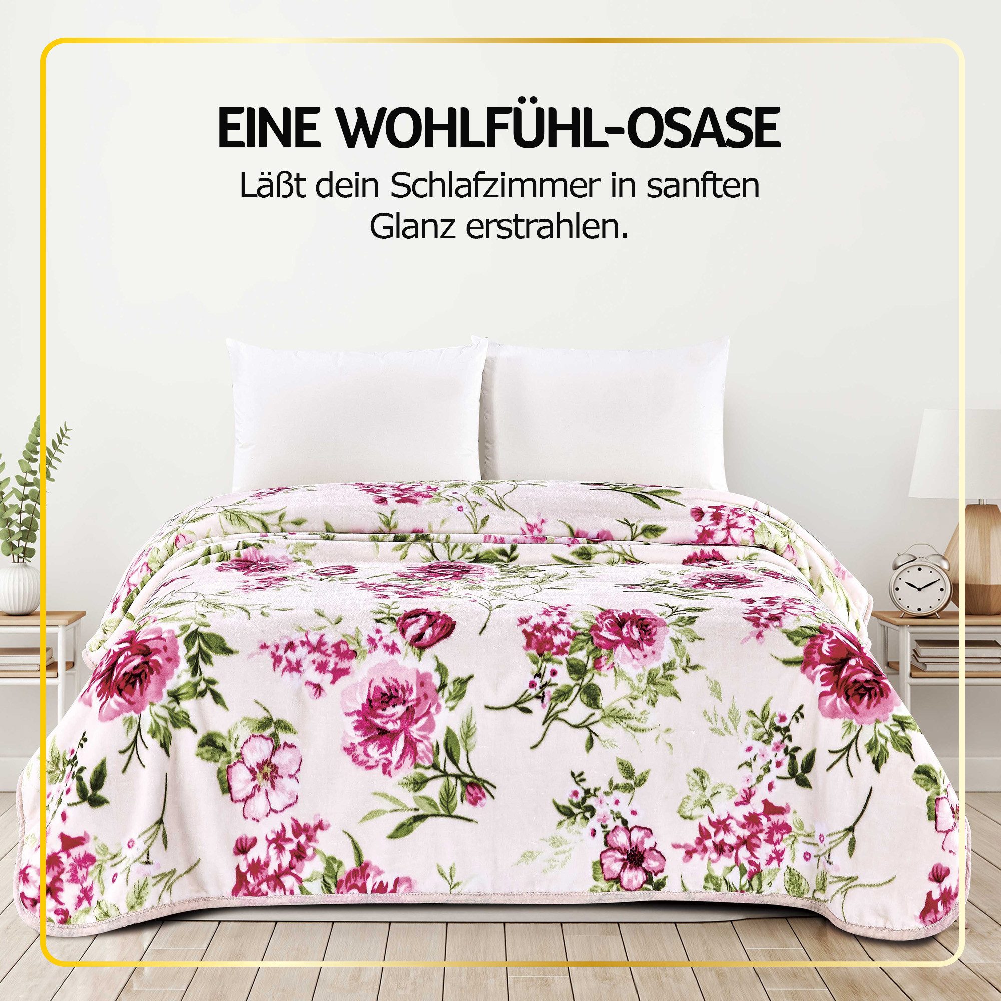 Wohndecke LUXUS Decke, Bestlivings, XXL Premium Kuscheldecke 240x200 cm - 580g/m² – Bild 3 von 5
