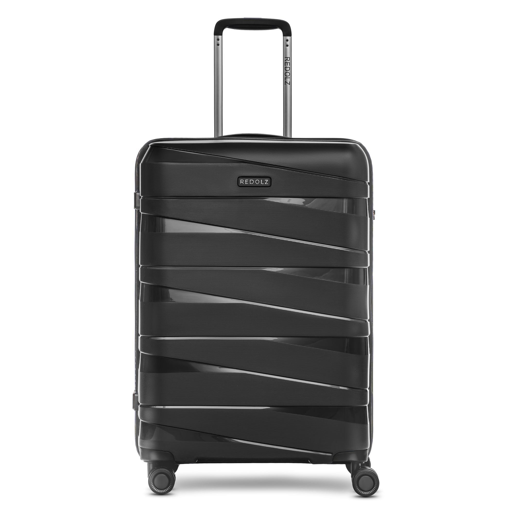 black-metallic Essentials 10, Redolz 2 4 Polypropylen Hartschalen-Trolley Rollen,