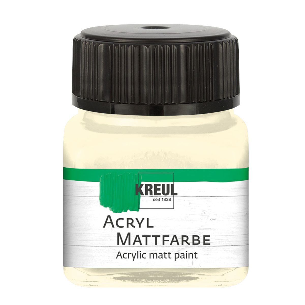 C. KREUL Acrylfarbe KREUL Acryl Mattfarbe elfenbein 20ml Glas
