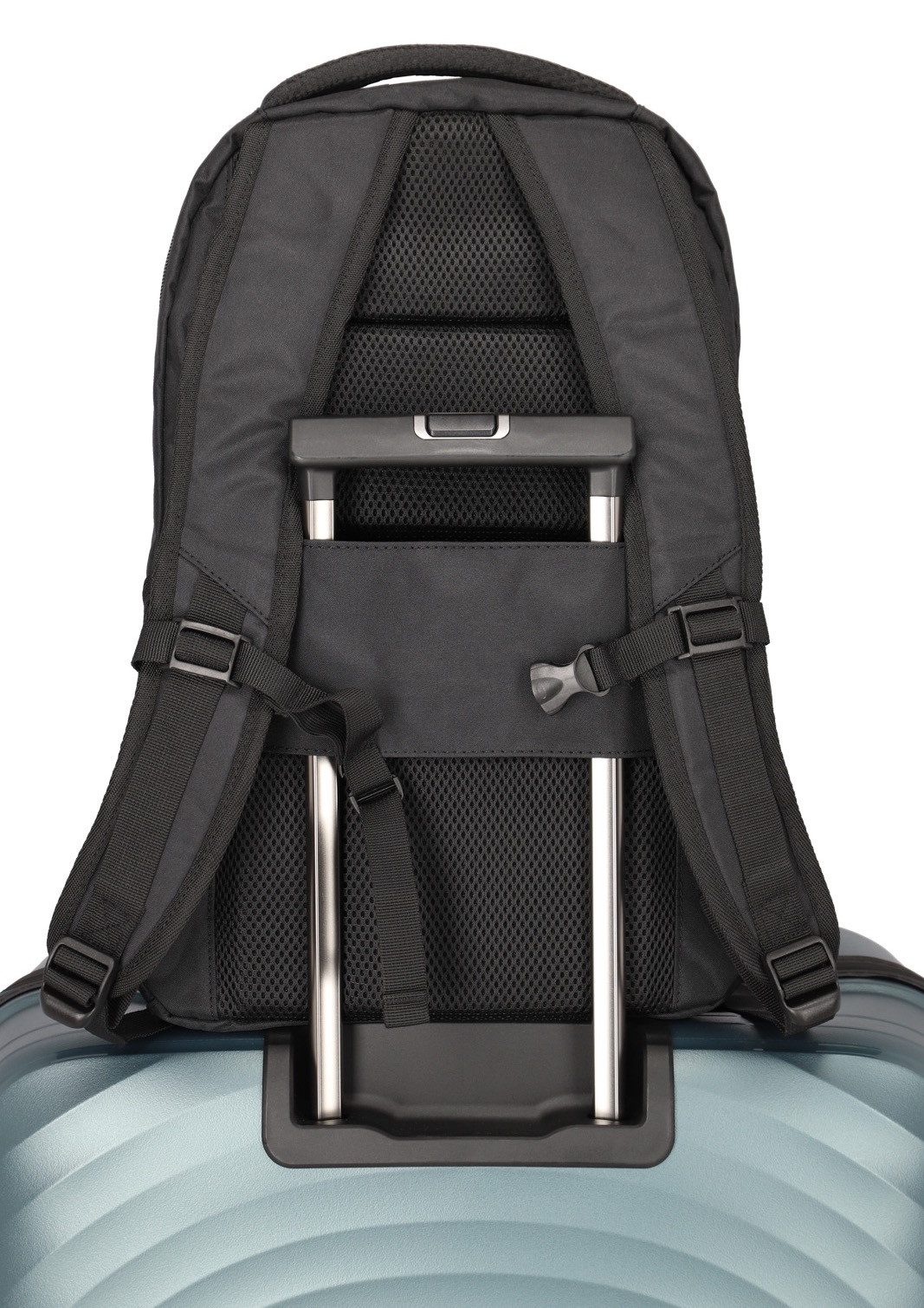 travelite Laptoprucksack BASICS Melange, Freizeitrucksack Arbeitsrucksack S günstig online kaufen
