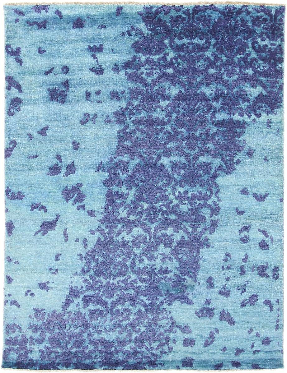 Orientteppich Sindhi 142x185 Handgeknüpfter Moderner Orientteppich / Designteppich, Nain Trading, rechteckig, Höhe: 12 mm