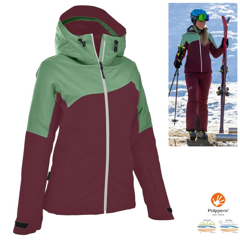 Maul Trekkingjacke MAUL - Schneeberg Damen Skijacke wasserdicht atmungsaktiv & warm, lila