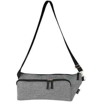Livepac Office Freizeittasche Umhängetasche mit langem Trageband / Farbe: grau/schwarz