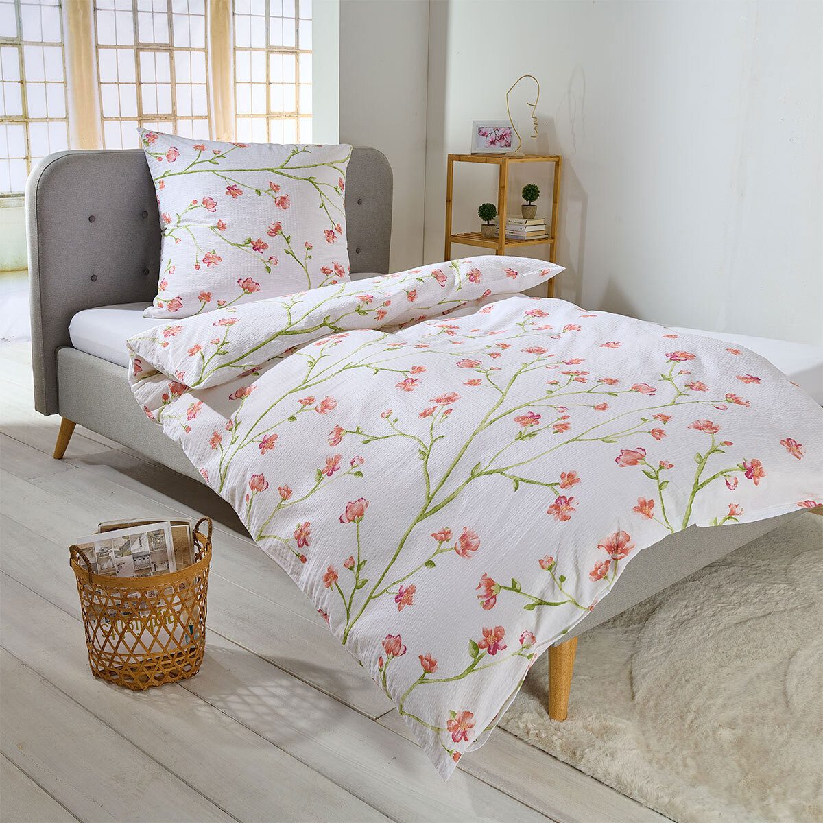 TRAUMSCHLAF Bettwäsche Melbourne, Seersucker, 2 teilig, ideale Sommerbettwä günstig online kaufen