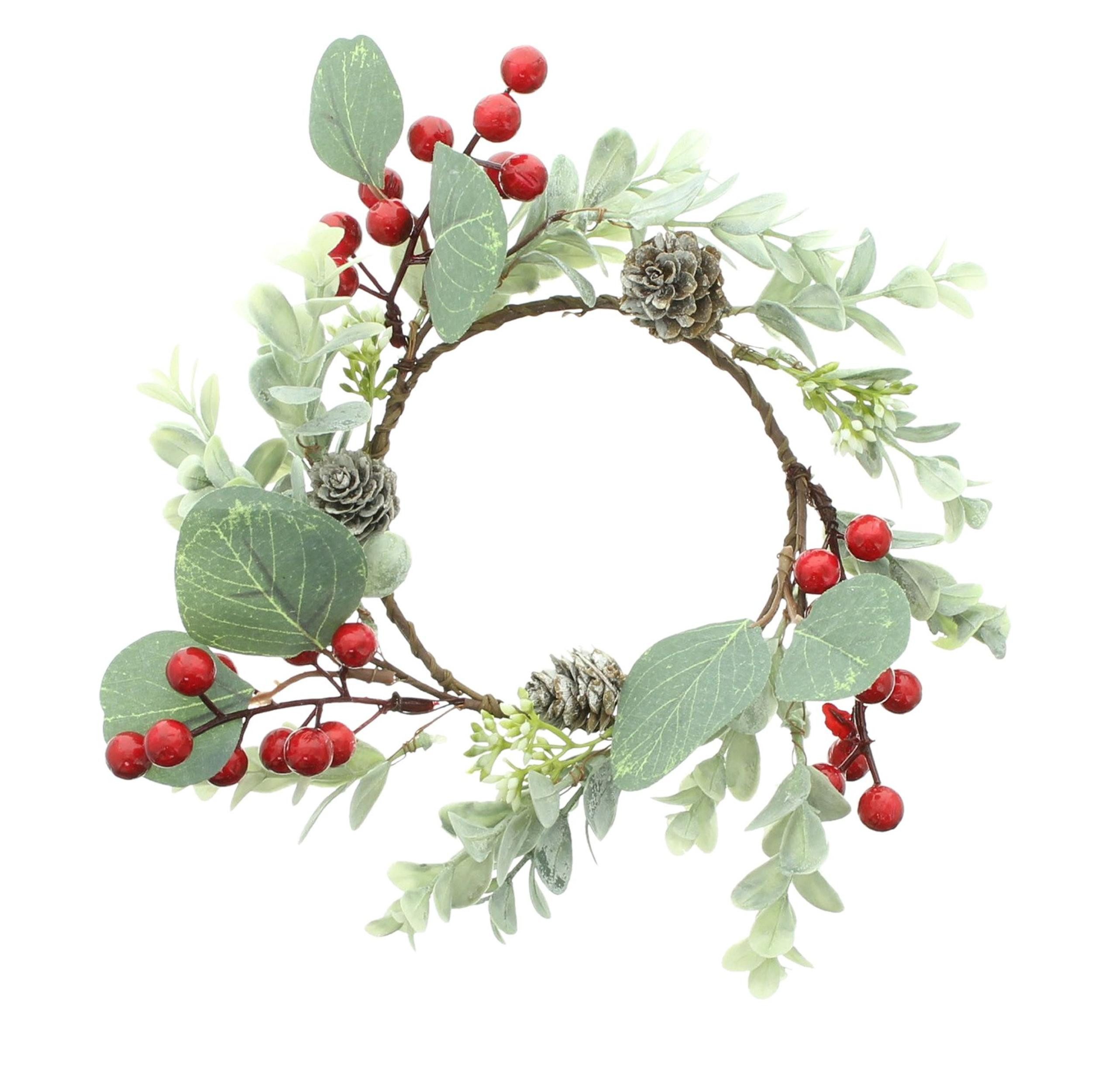 Dekokranz Kranz "Rote Beeren", klein