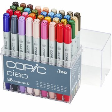 COPIC Marker Ciao 36 Farben Set D., (36-tlg)