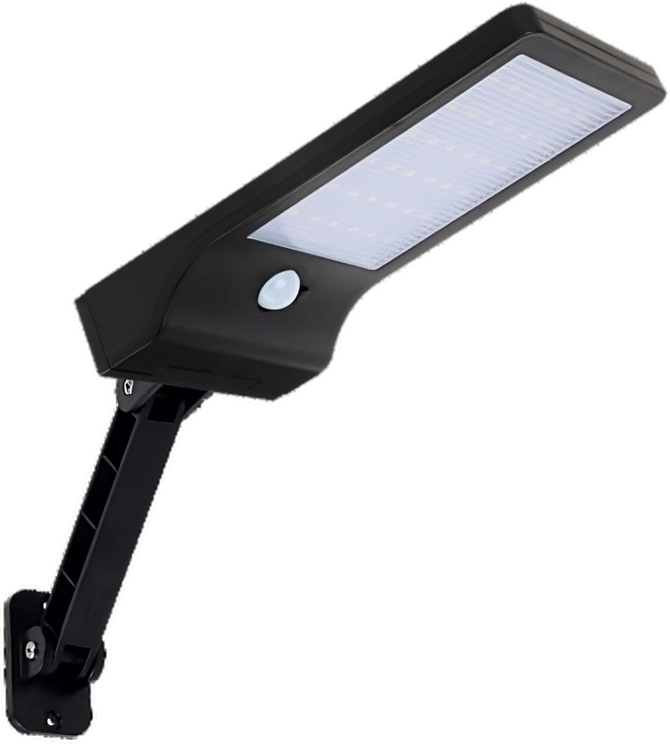 LUXULA LED Solarleuchte ENOVALITE Solar-Wandleuchte 300lm 6500K Kaltweiß Solar Wandlampe Außen, LED fest integriert, Kaltweiß