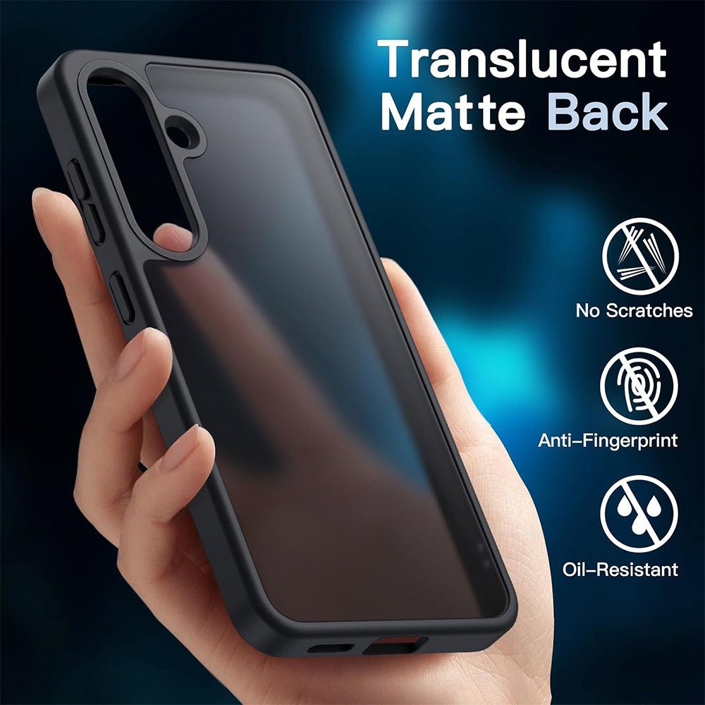 FITSU Handyhülle Hülle für Samsung Galaxy A17 (5G) Case mit Schutzglas und Kameraschutz 6,7 Zoll, Case für Galaxy A17 (5G) Hülle mit Schutzglas und Kameraprotektor