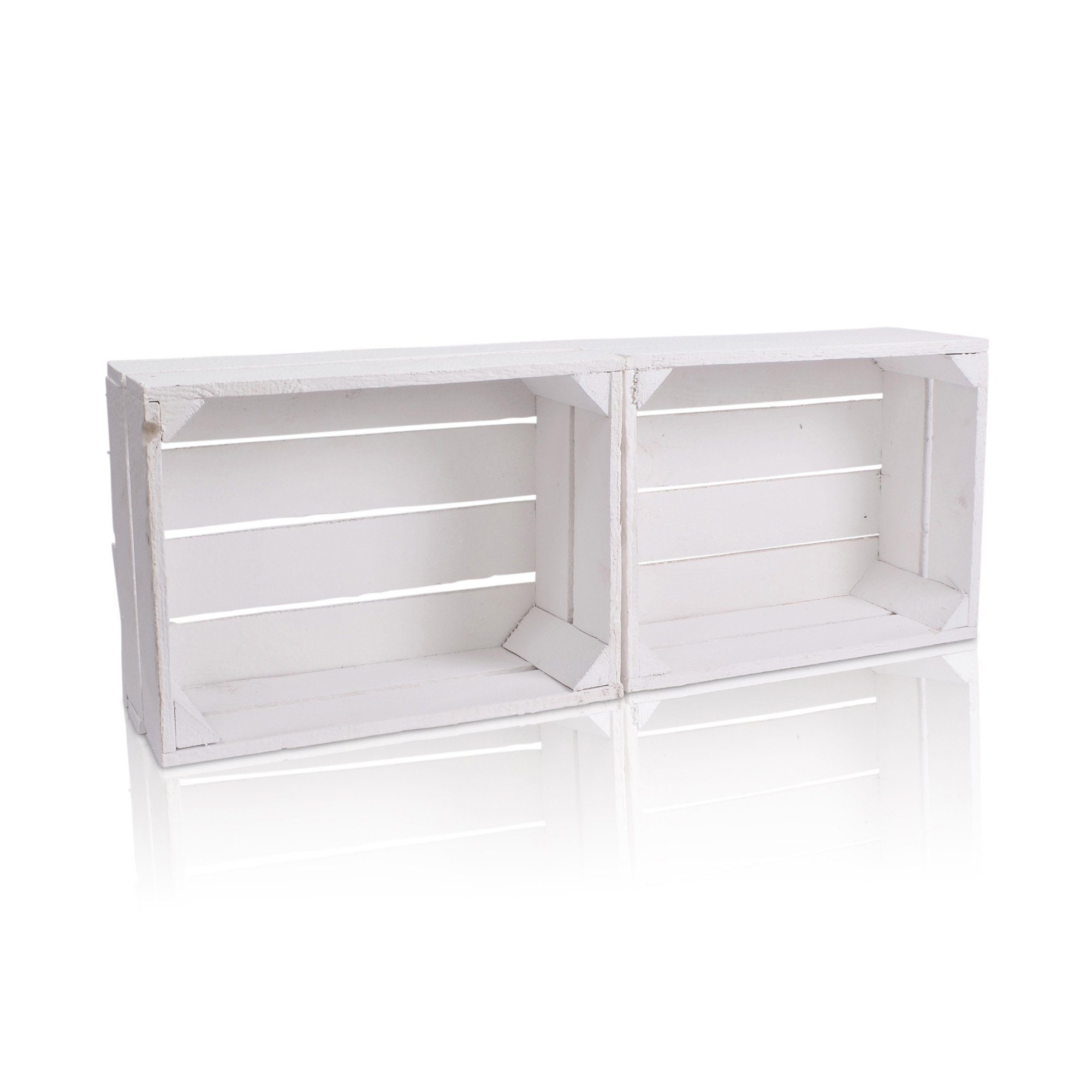 CHICCIE Holzkiste Regale Weiß 38x28x15cm - günstig online kaufen