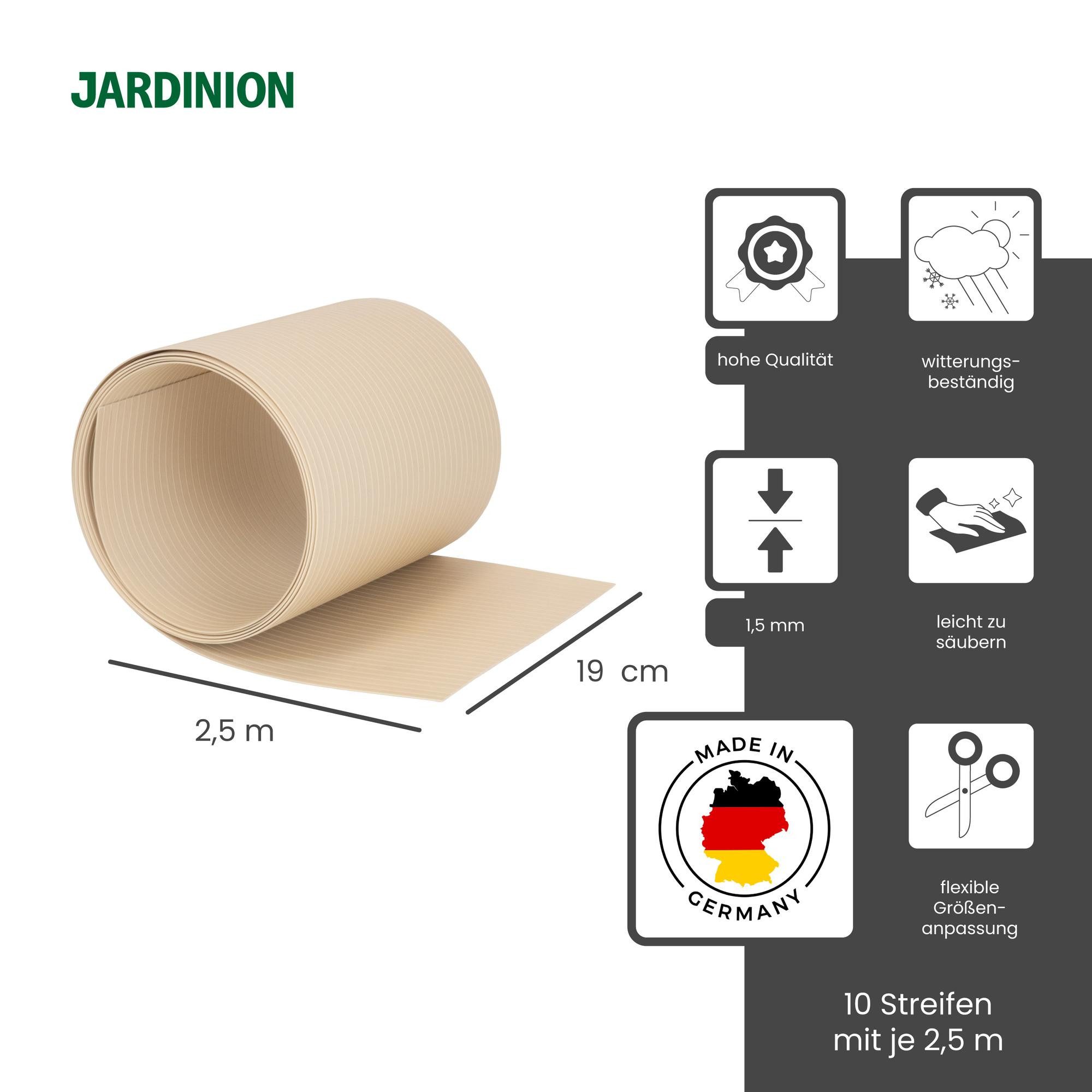 Jardinion Sichtschutzstreifen, (Doppelstabmattenzaun Sichtschutz, Sichtschu günstig online kaufen
