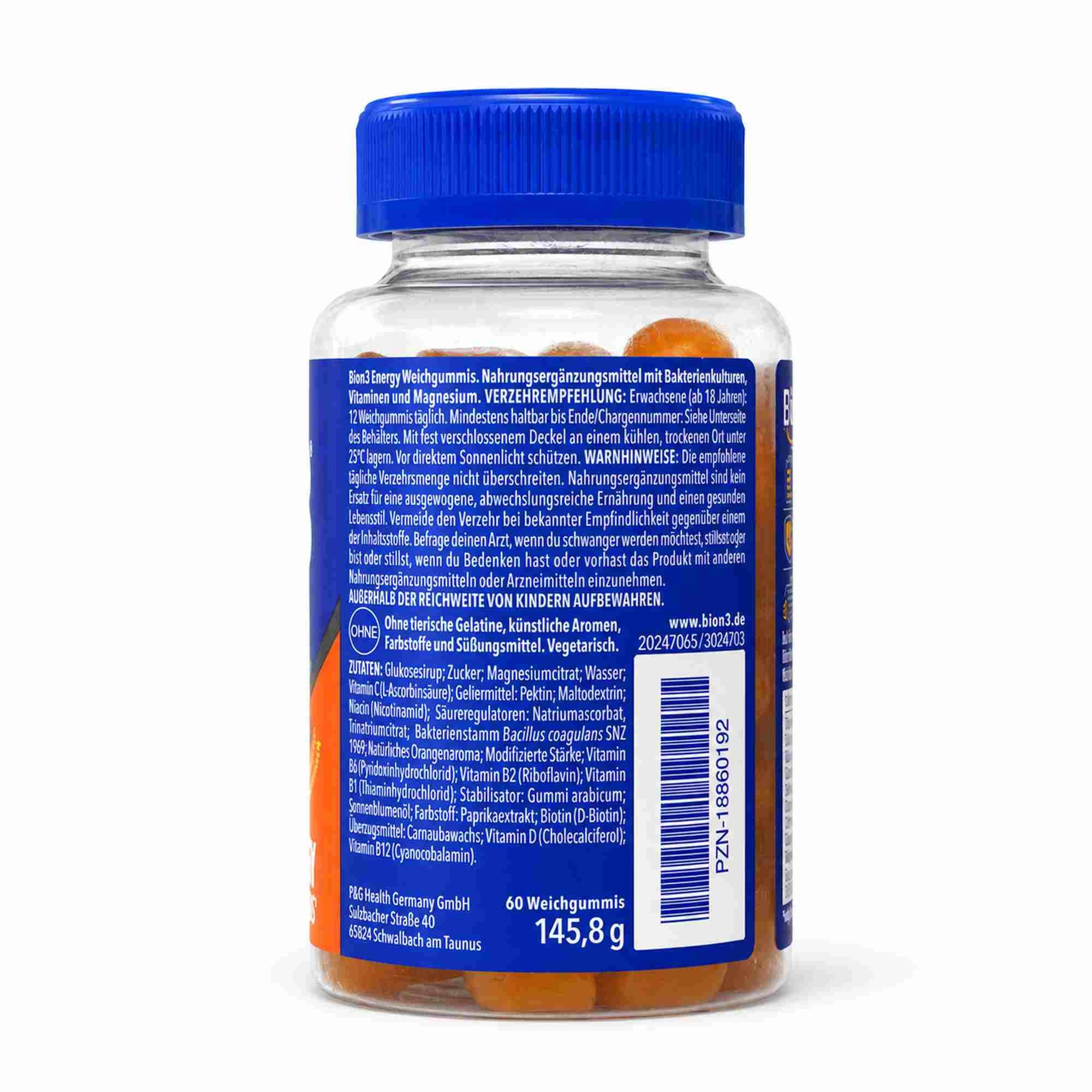 WICK BION3 Energy Weichgummis Weichgummis