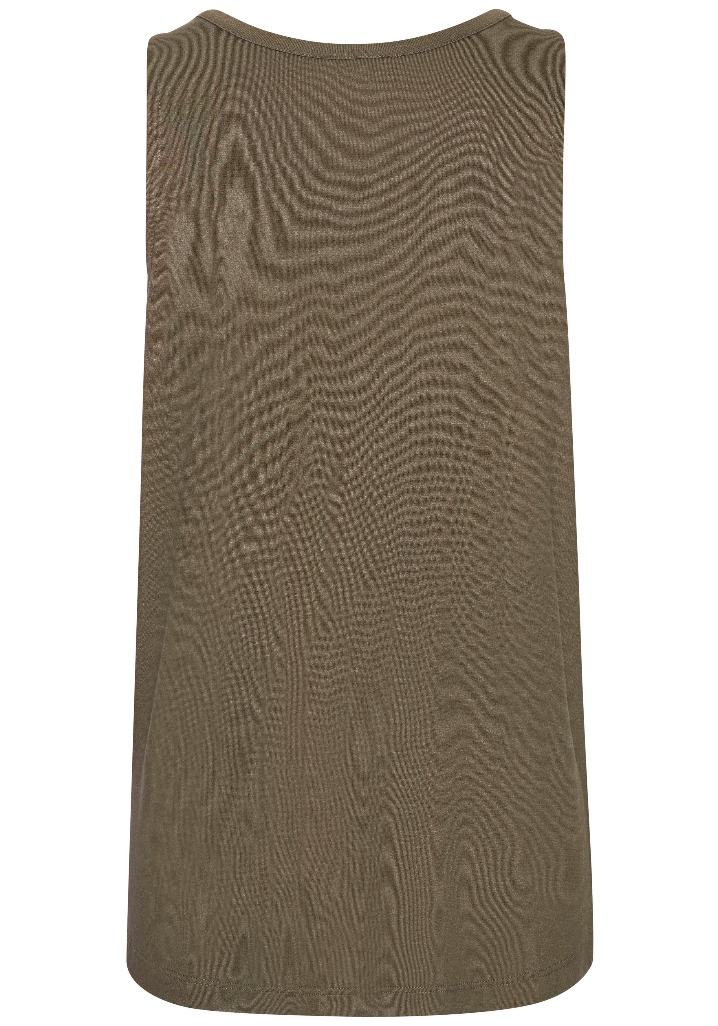 LASCANA Tanktop mit Zieraccessoire, lässiges Jerseytop, casual