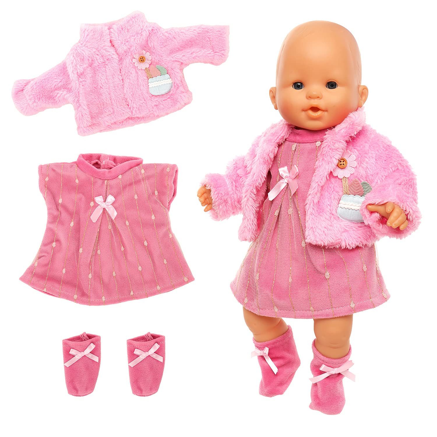 FOUORTUNATE-BEE Puppenkleidung Outfits für Baby Puppen, Puppenkleidung 35-4 günstig online kaufen