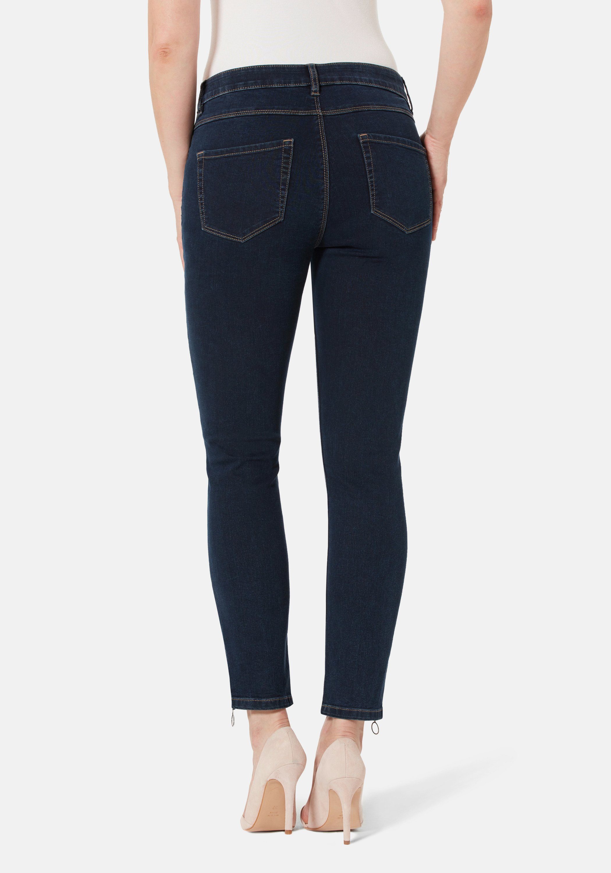 dark 5-Pocket-Jeans Slim Fit used Florenz Denim STOOKER blue WOMEN