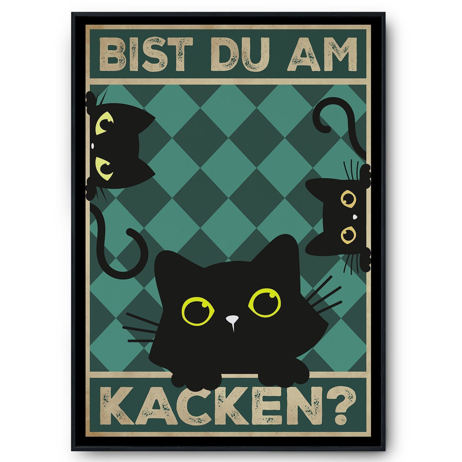 Tigerlino Poster Bist du am Kacken günstig online kaufen