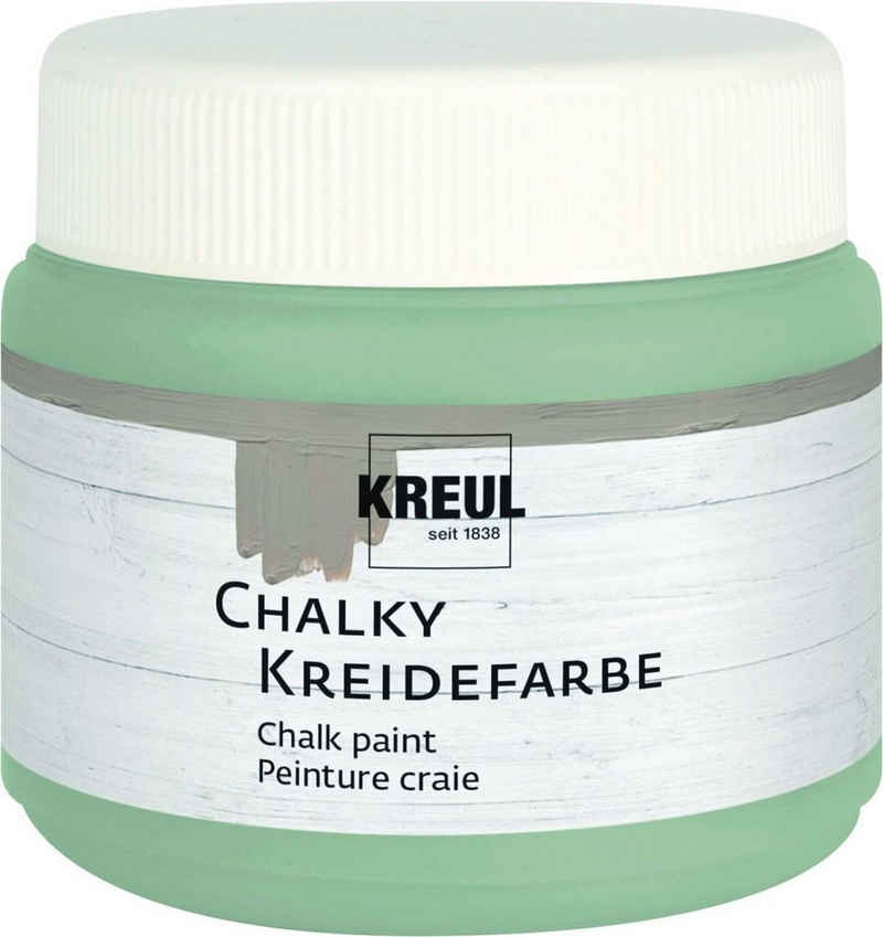 Kreul Bastelfarbe Kreul Chalky Kreidefarbe Herbal Green 150 ml