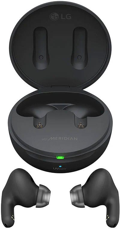 LG In-Ear-Kopfhörer TONE Bluetooth) Cancelling Free (ANC), schwarz (Active DFP8 Noise