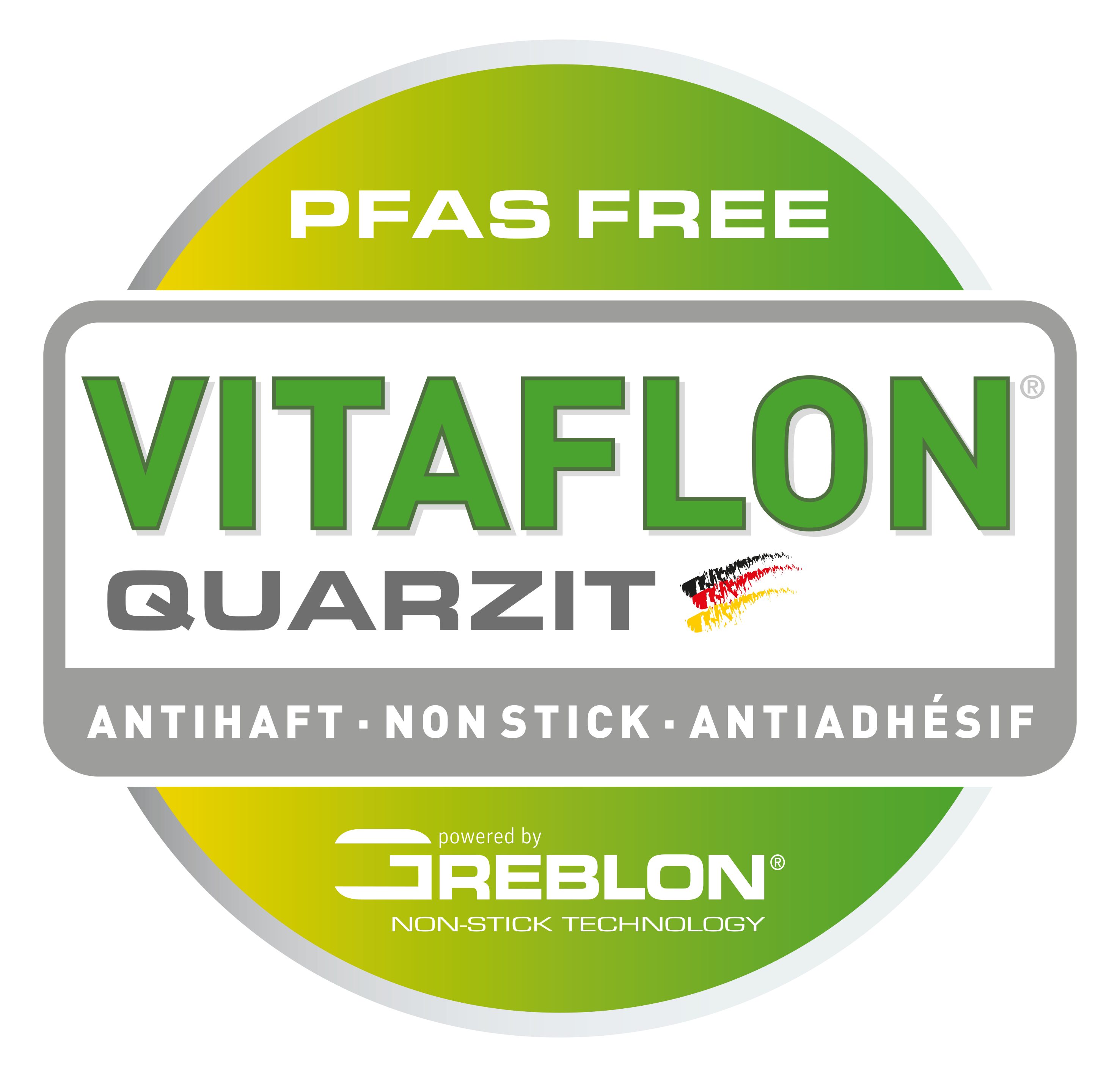 GSW Topf-Set Milano, inkl. 5-teiliges Küchenhelfer-Set, Aluminium, Kunststoff (Set, 15-tlg., je 1 Kochtopf 16/20/24cm, 1 Stielkasserolle 16cm, je 1 Pfanne 24/28cm), Kochtopf-Set mit Antihaft-Versiegelung, Induktion