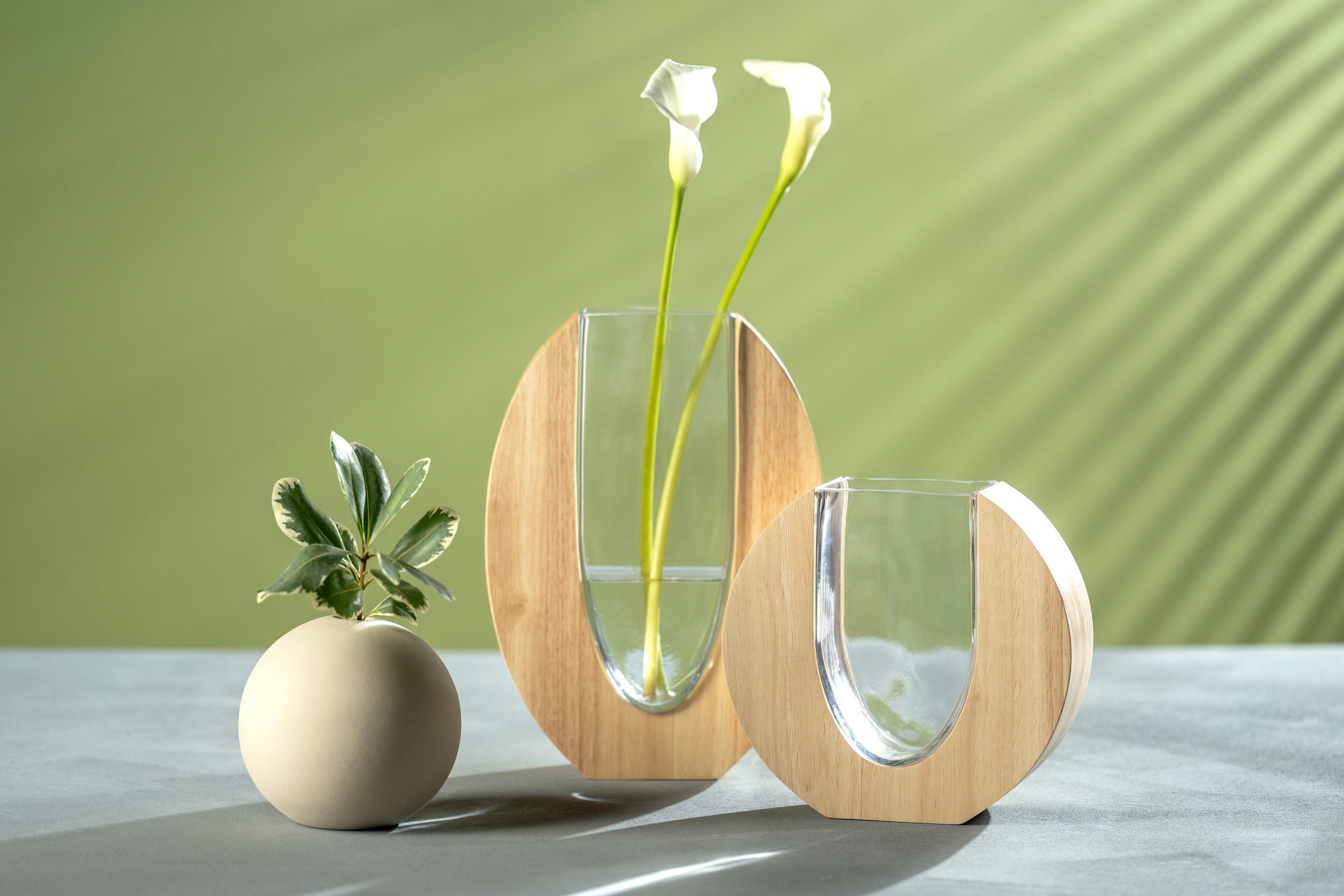 LEONARDO Dekovase Vase LEGNO (1 St) günstig online kaufen