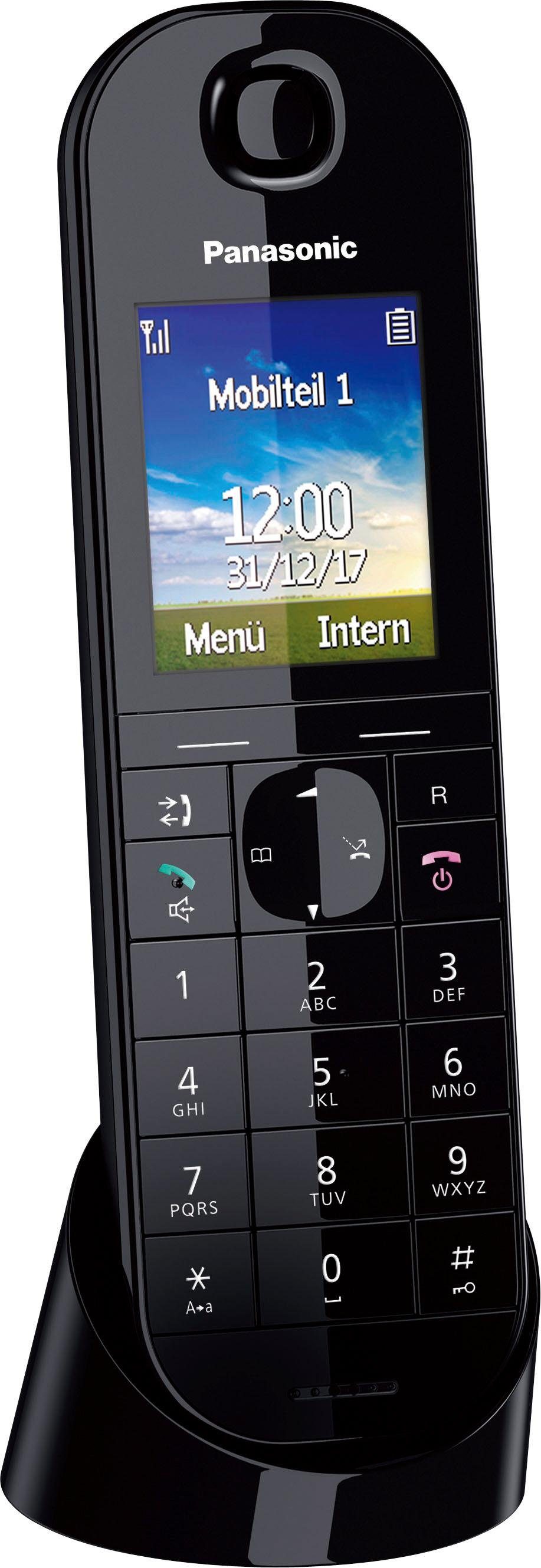 Freisprechen) Schnurloses DECT-Telefon (Weckfunktion, KX-TGQ400 Panasonic