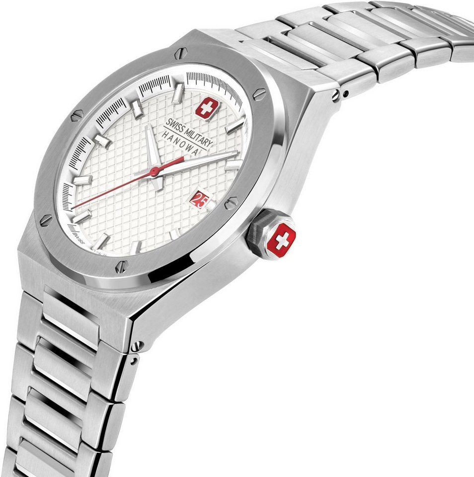 Swiss Military Hanowa Schweizer Uhr SIDEWINDER, SMWGH2101603, Gehäuse aus  Edelstahl, Gehäuse-Ø ca. 43 mm