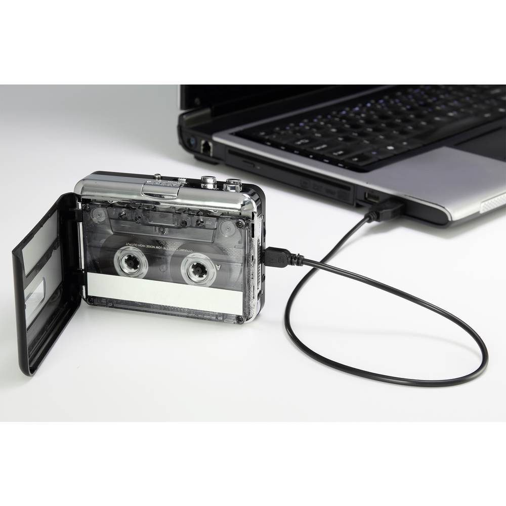 Renkforce USB-KASETTEN-ENCODER Kassetten Player (Inkl. Kopfhörer)