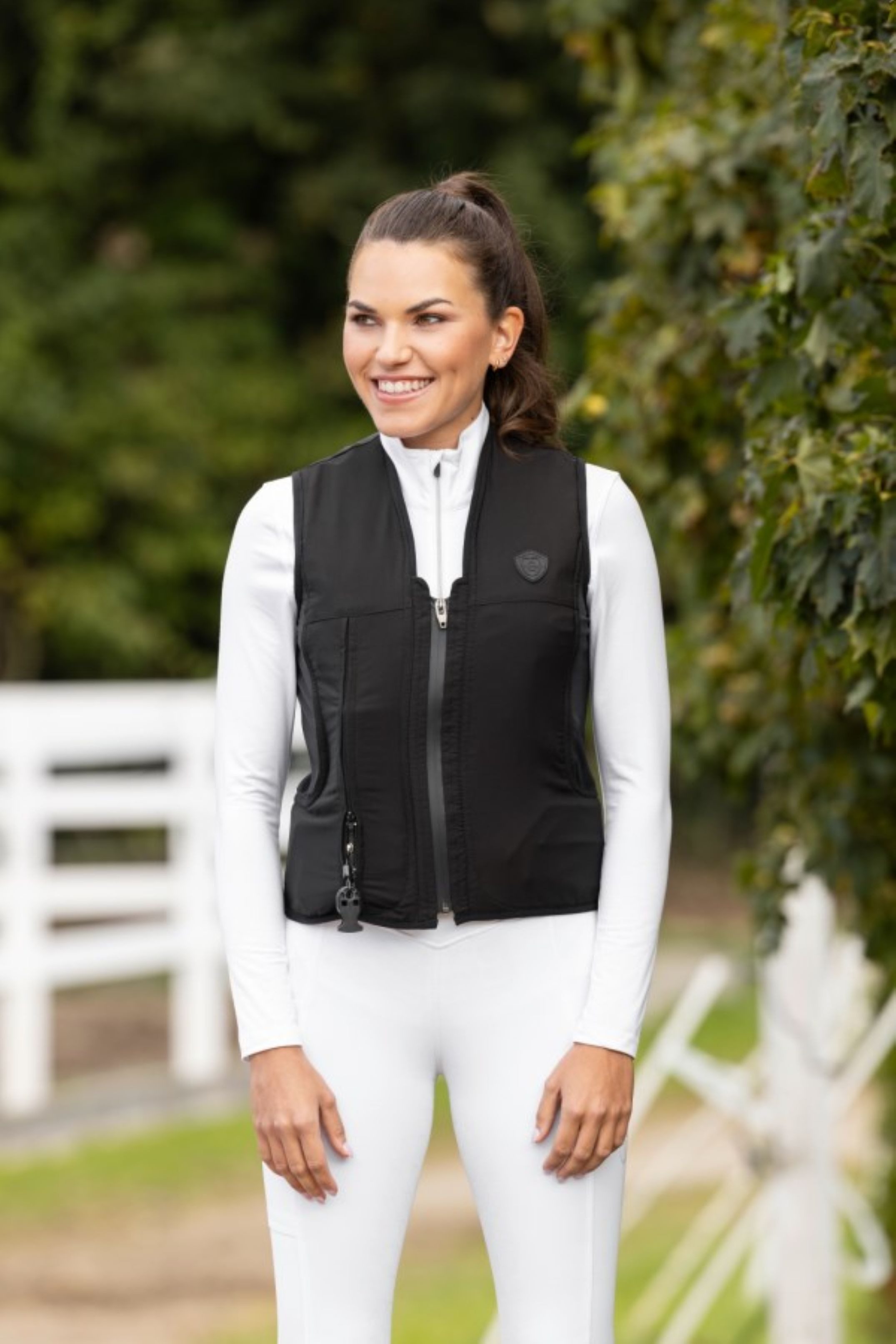 Kerbl Reitweste Kerbl Airbag-Weste Manege schwarz, Erwachsene Größe L, incl. Kartusch