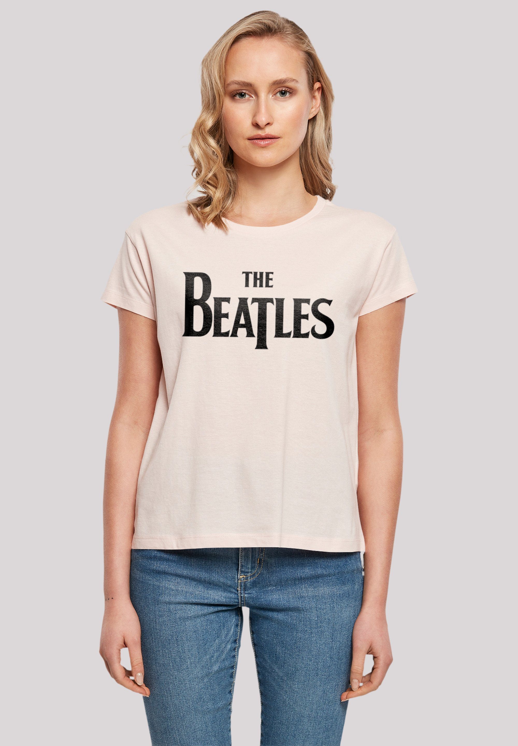 F4NT4STIC T-Shirt The Beatles Logo Print, Perfekte Passform und hochwertige  Verarbeitung