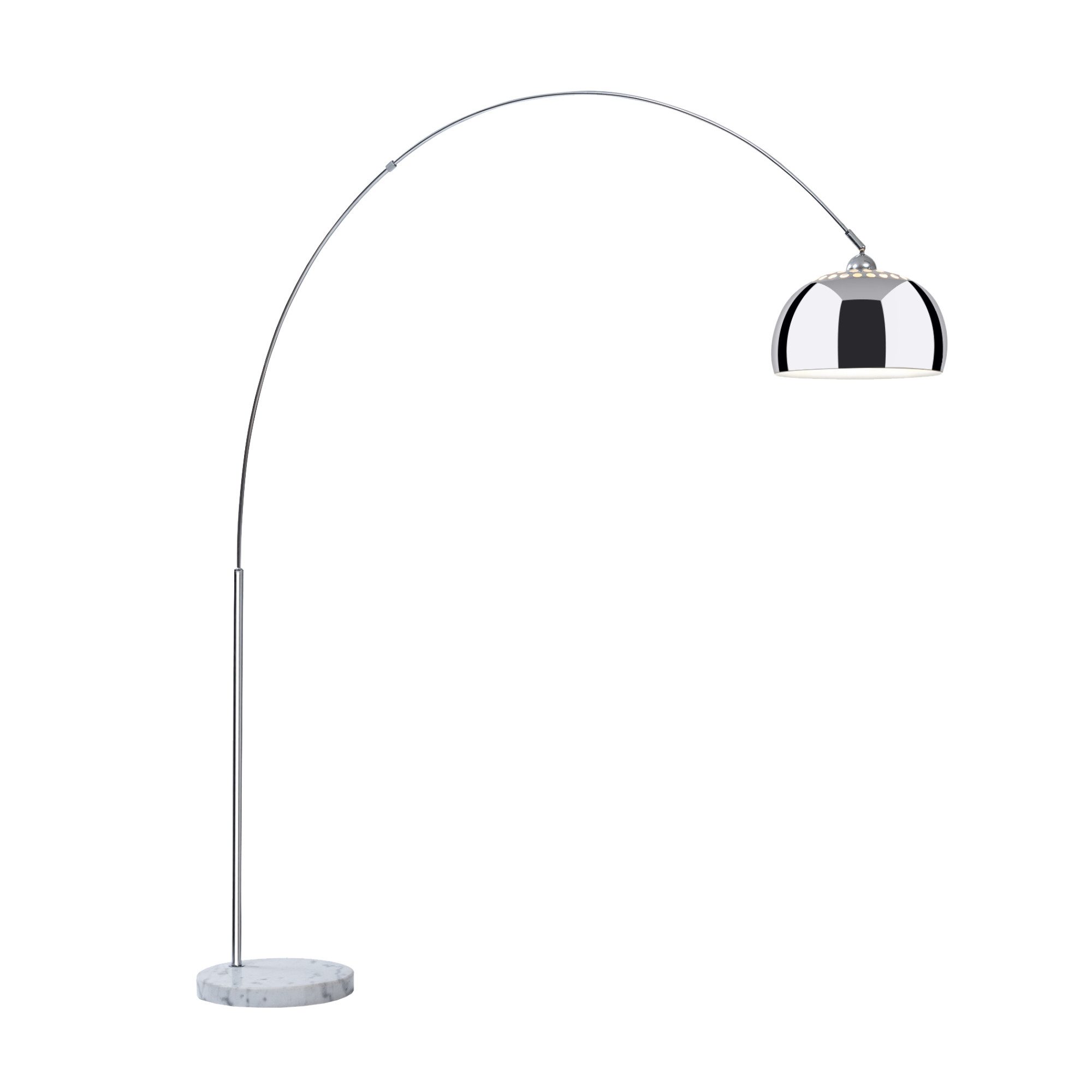 blumfeldt Bogenlampe Nael Bogenlampe, Leuchtmittel wechselbar, Warmweiß