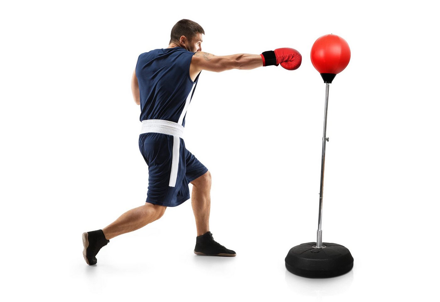 Dripex Punchingball Speedball Höhenverstellbarer Boxsack Trainingsball