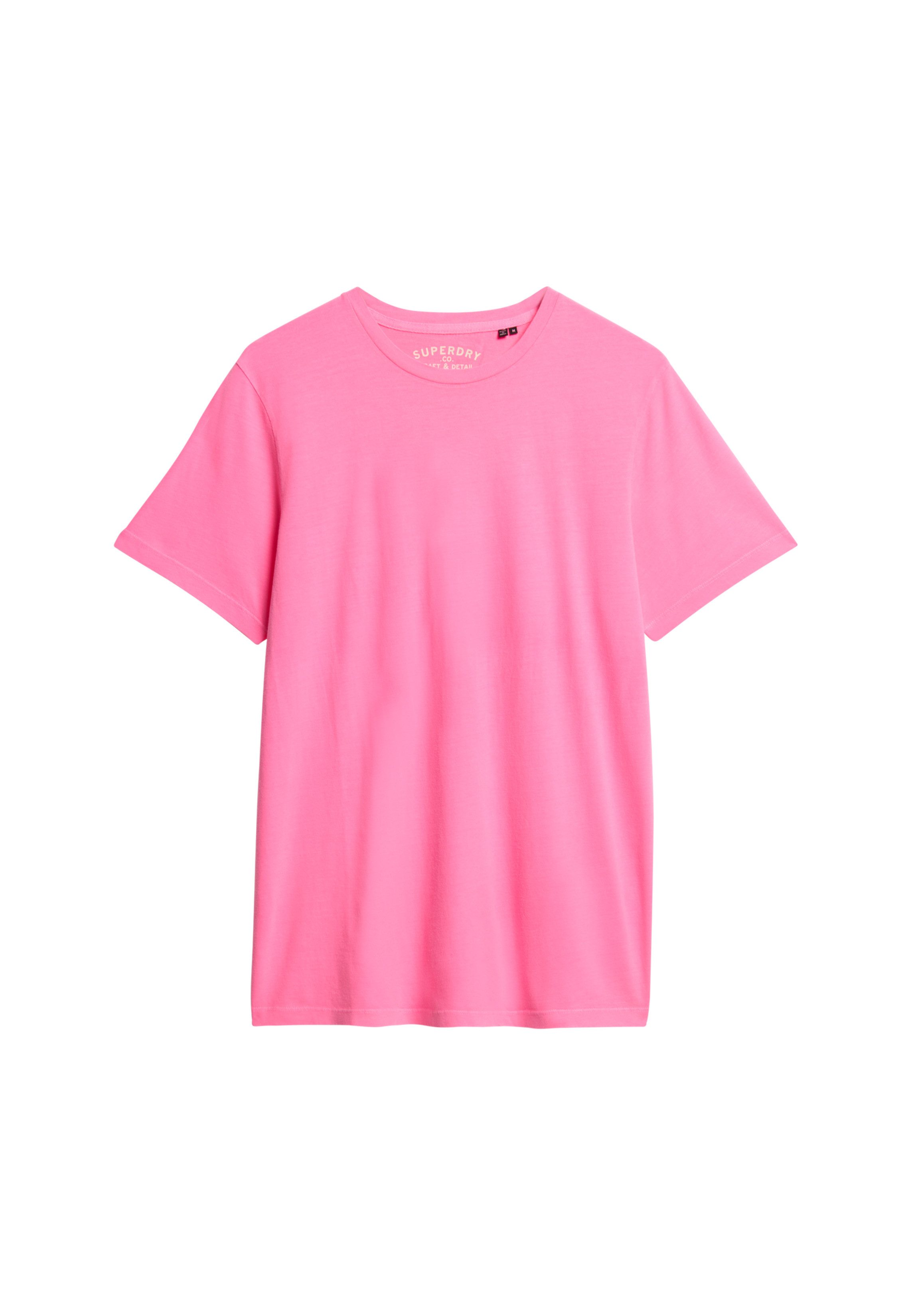 Washed Dry Fluro Pink