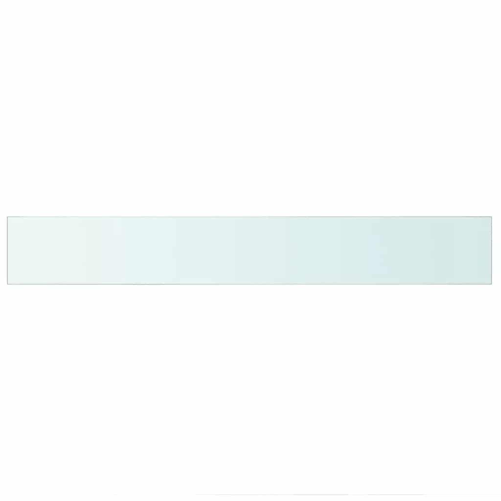 furnicato Glashängeschrank Glasplatte Hartglas 90 x 12 cm Transparent (1-St)