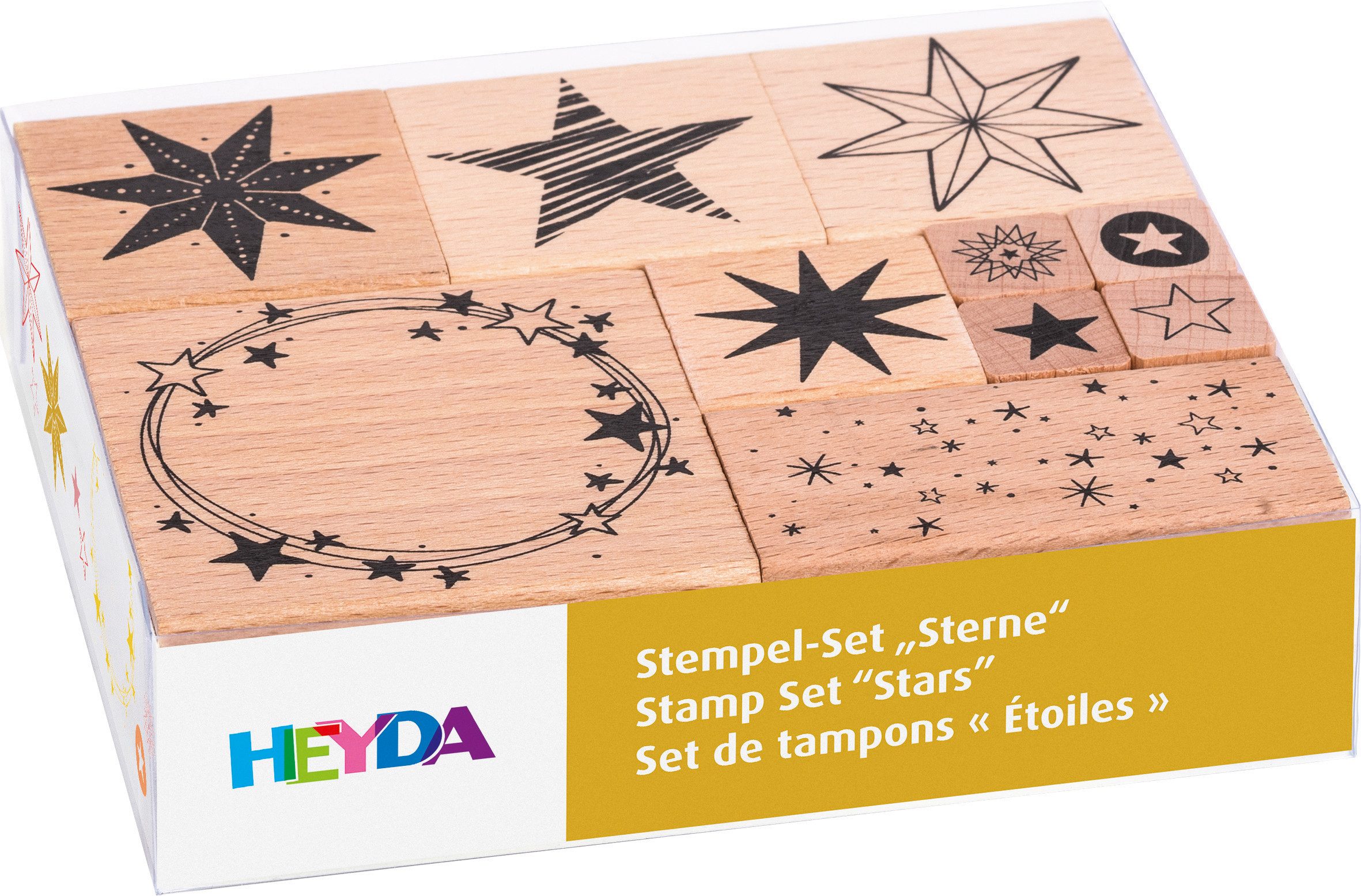 Heyda Stempel Stempelset Sterne