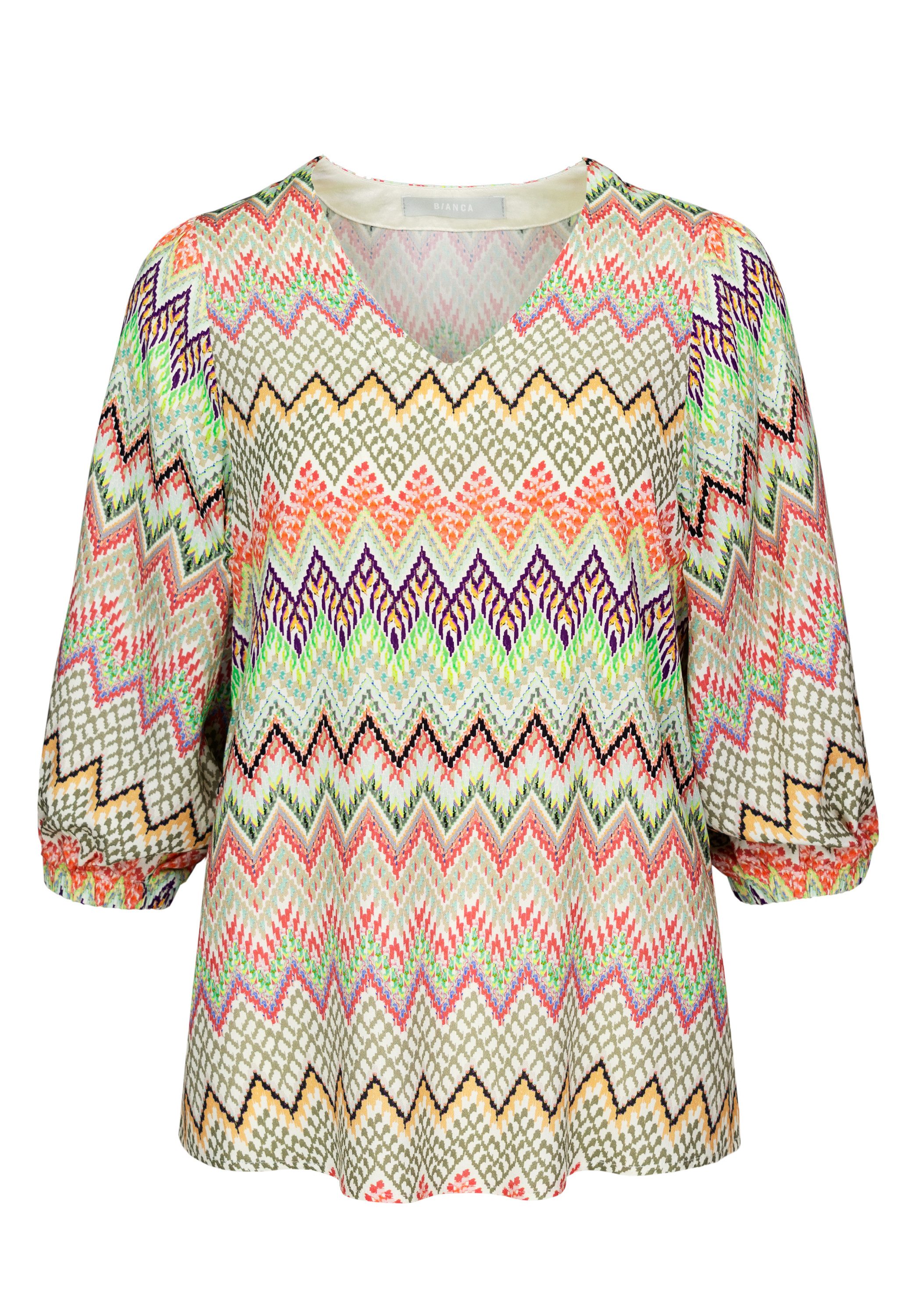 bianca Druckbluse ALENA mit modischem Print in Trendfarben günstig online kaufen