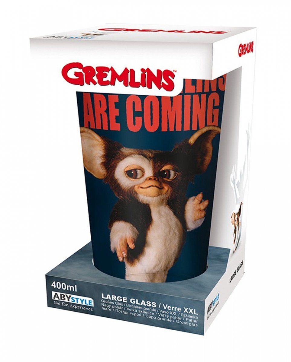 Geschirr-Set Gremlins are Coming Glas Horror-Shop Geschenkarti, Trinkglas als The
