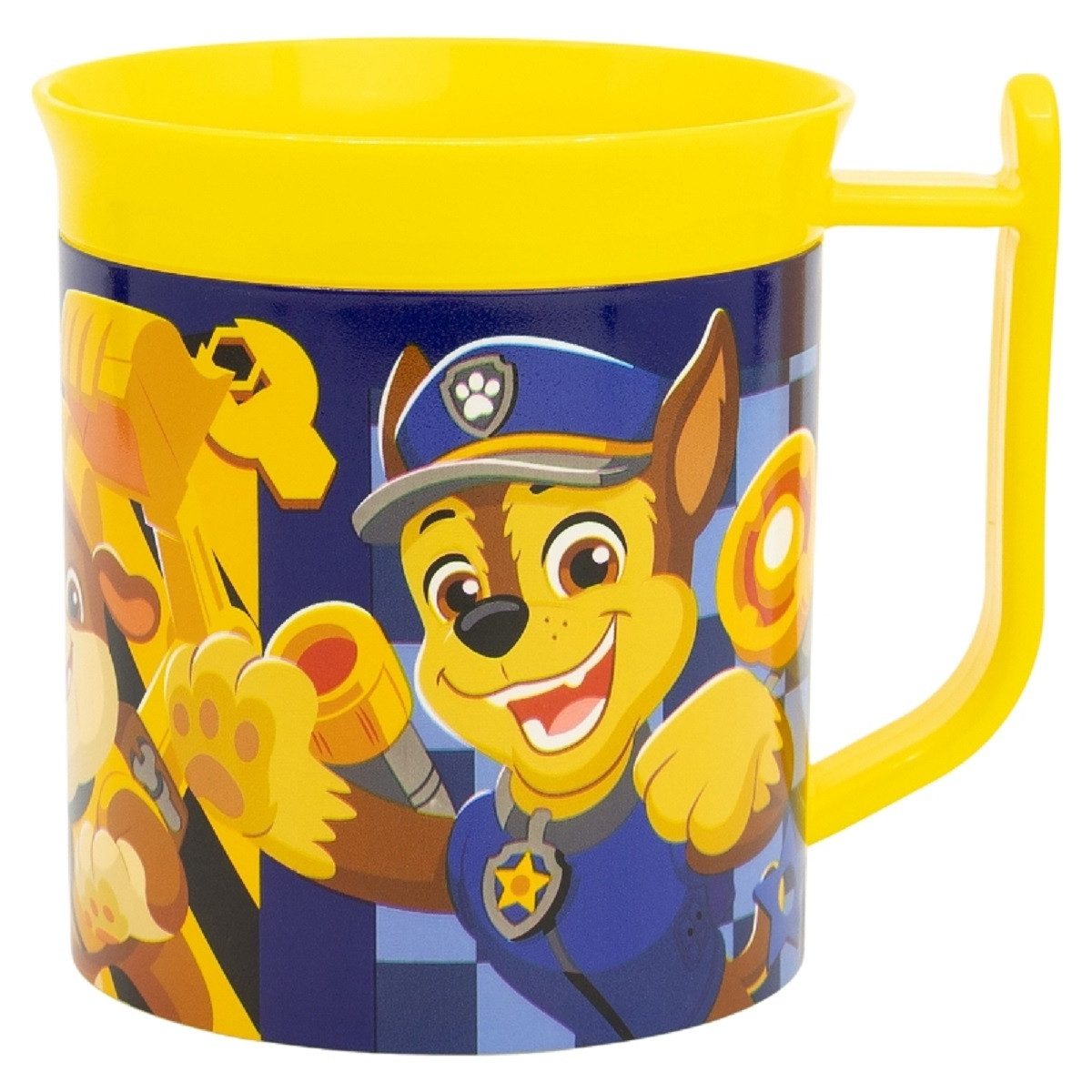 PAW PATROL Becher - Mikrowellengeeigneter Kunststoffbecher 400 ml – für Kinder, 1-tlg., perfekt für zu Hause oder unterwegs