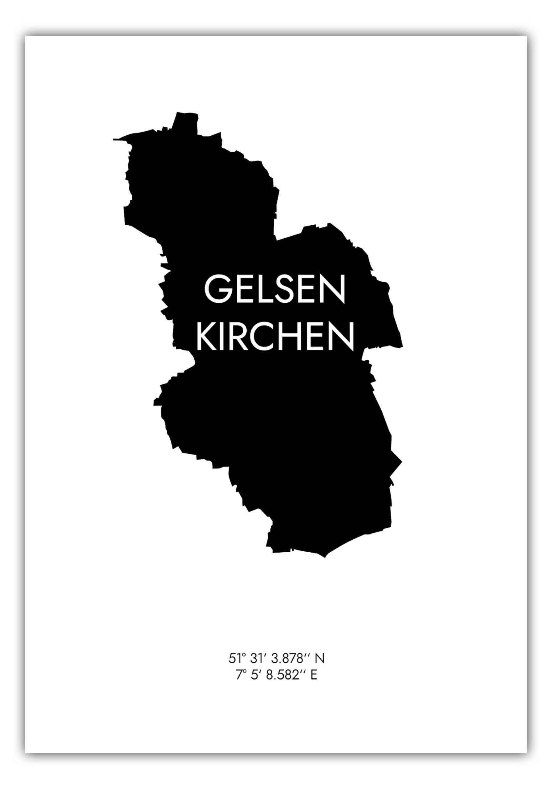 MOTIVISSO Poster Gelsenkirchen Koordinaten #6