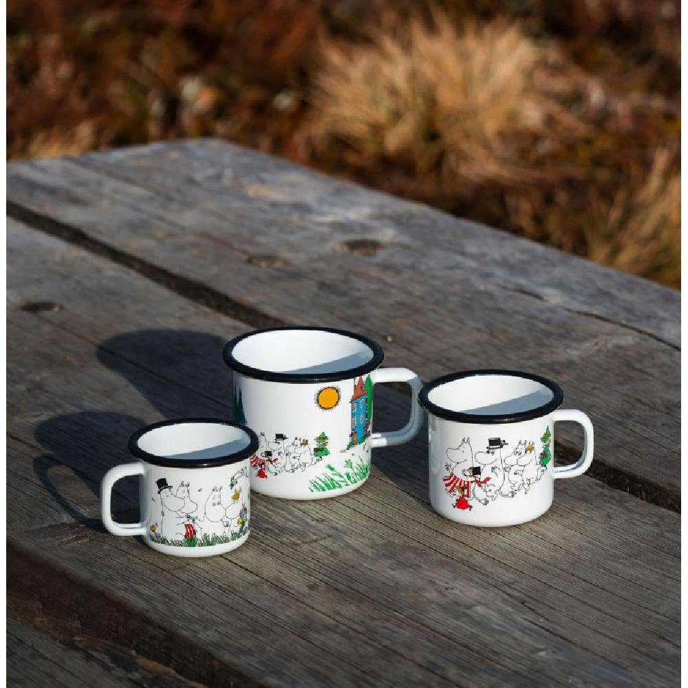 Muurla Kindergeschirr-Set Tasse Mumins (370 Tal Weiß ml)