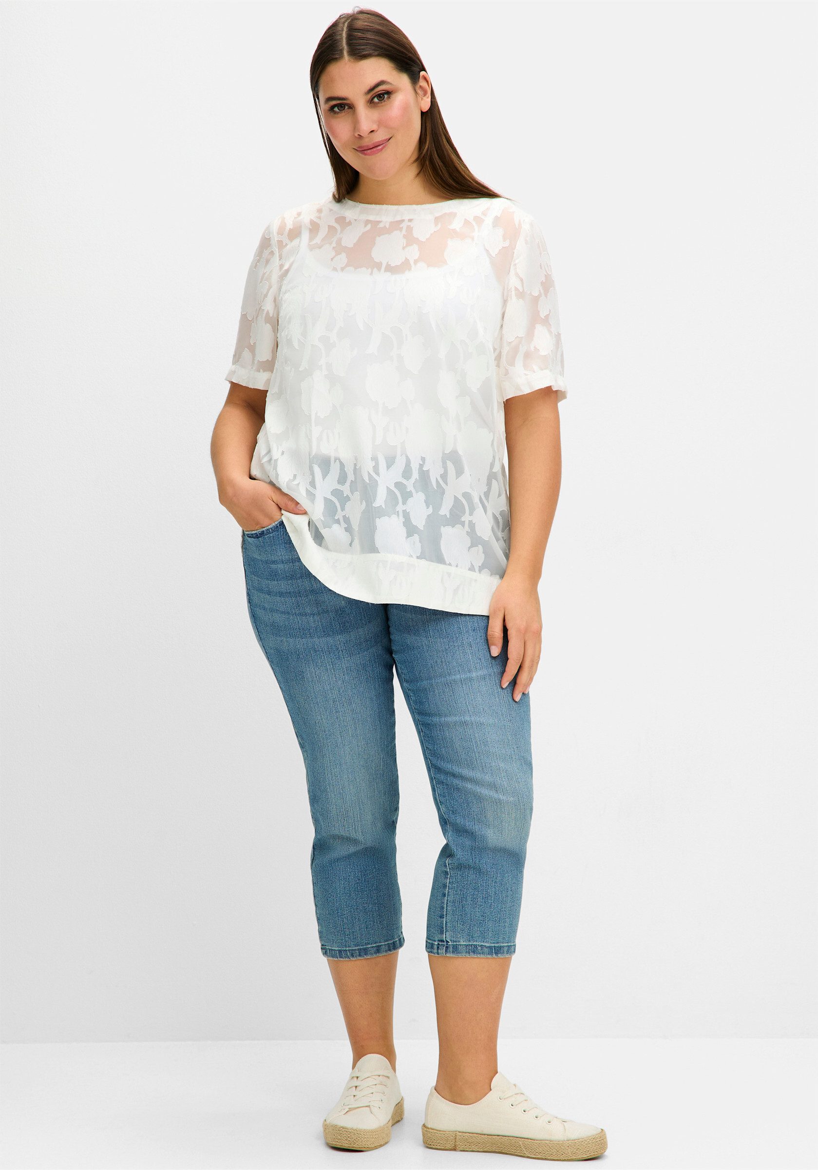 Sheego Klassische Bluse Tunika . günstig online kaufen