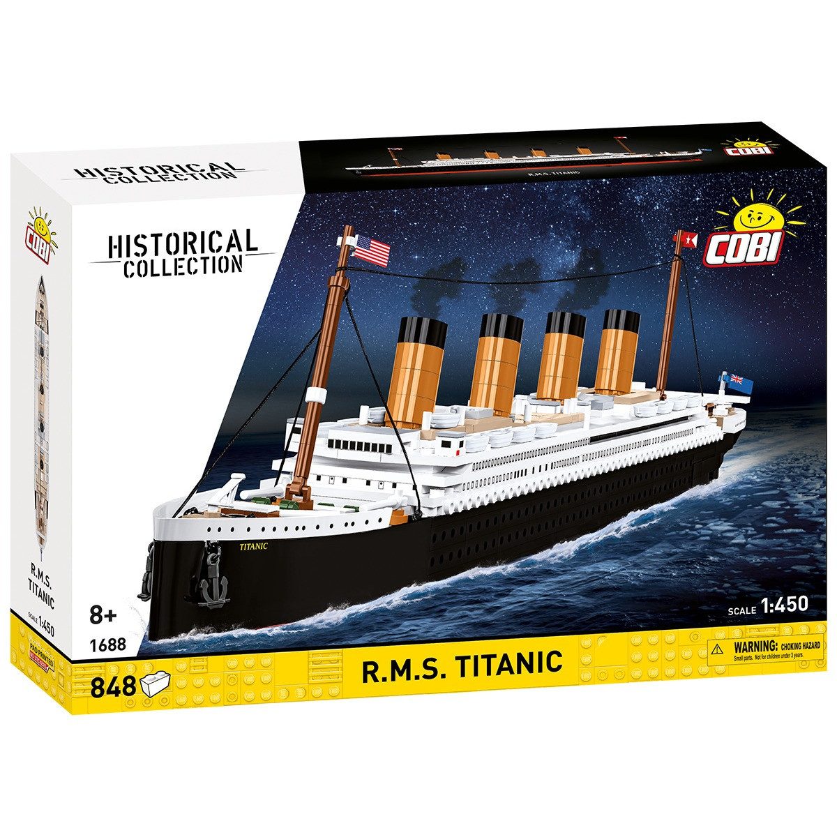 COBI Weihnachtsbaumkugel Bausatz RMS Titanic 1:450