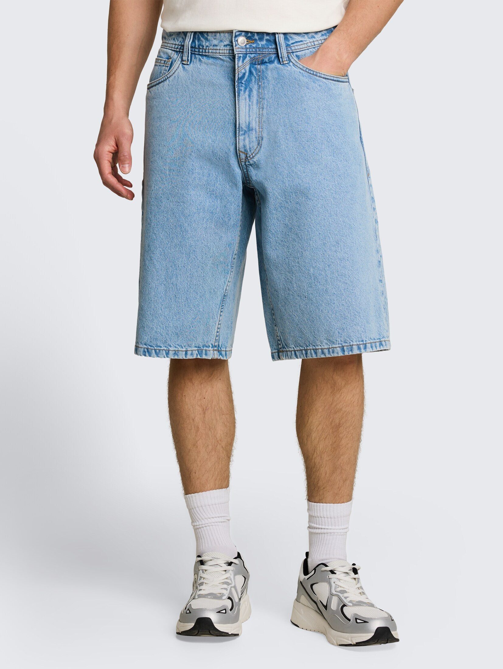 TOM TAILOR Denim Jeansshorts Jeanshosen TTWAYLEN RELAXED Jeans Shorts