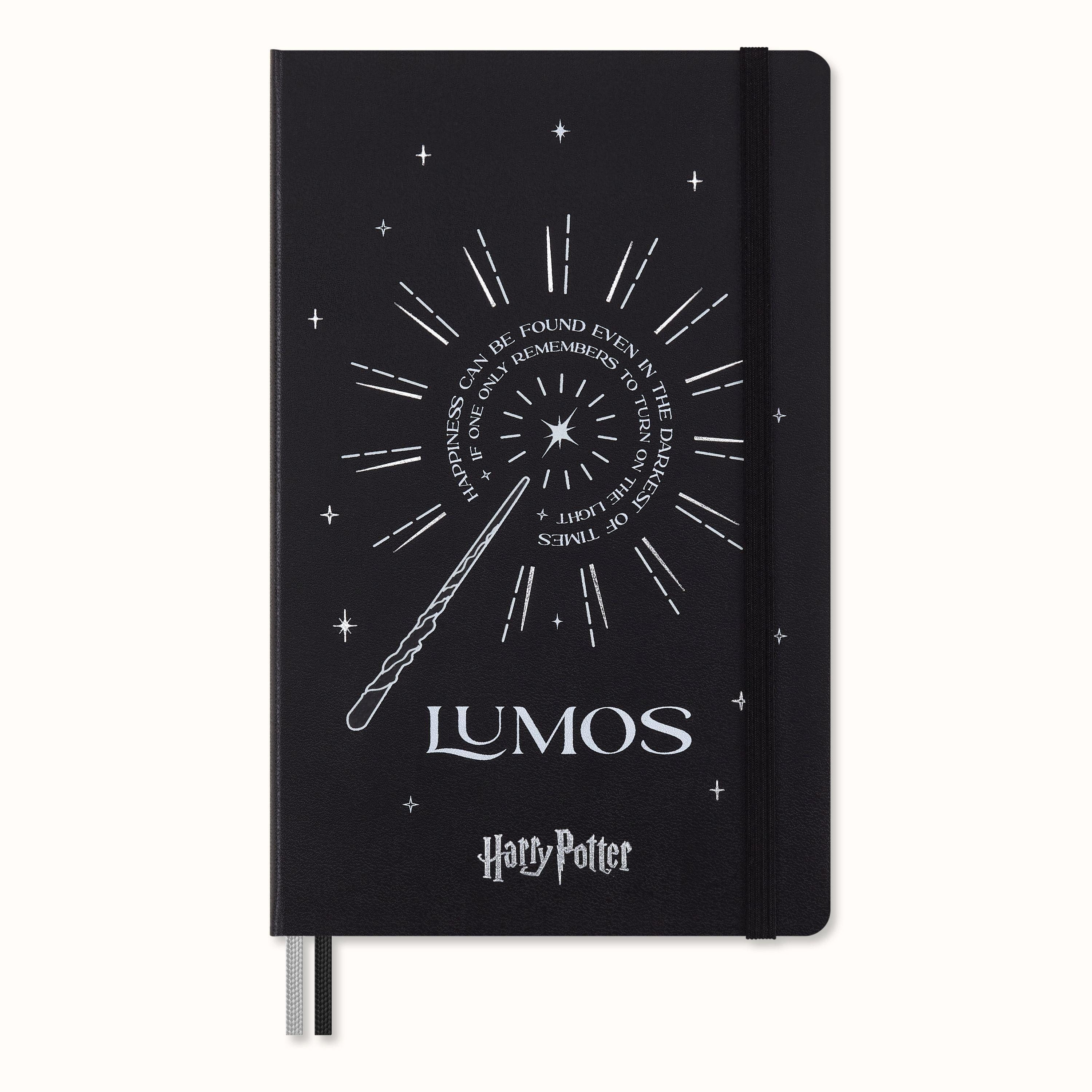 MOLESKINE Notizbuch Moleskine Harry Potter Lumos Notizbuch, L/A5