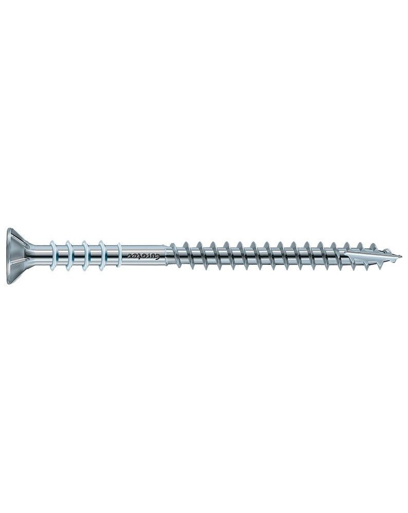 Eurotec Justierschraube Justitec, Stahl weiß verzinkt, Senkkopf TX25, Verstellbereich 0-40 mm, (100 St)