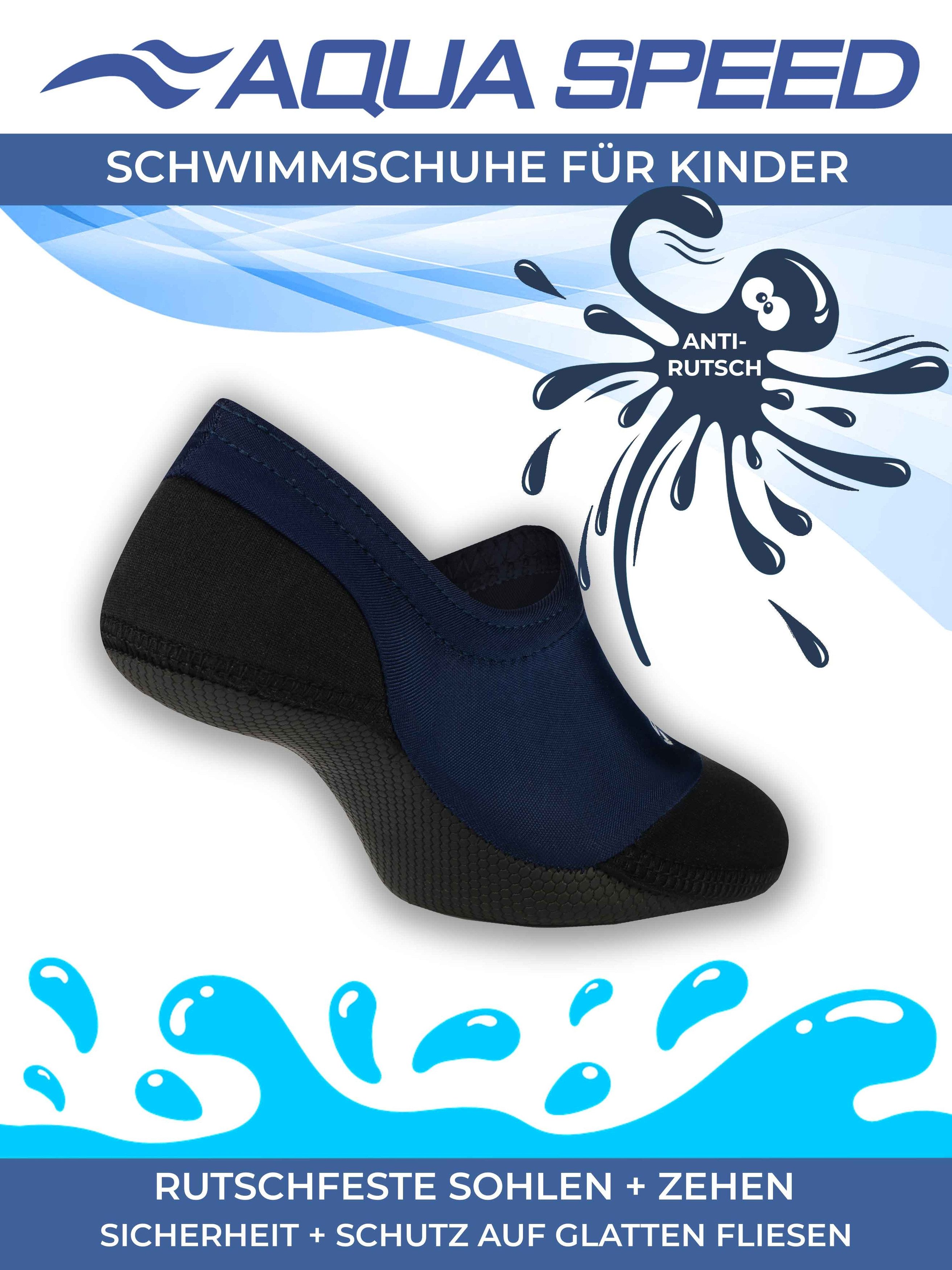 Aqua Speed Schwimm-Strandsocken Damen 40/41 – Flexibel & komfortabel für Outdoor Wasserschuh (Strandsocken mit Grip – bequem & schnelltrocknend, Neopren Wassersocken Schwimmaccessoires) Neopren-Socken in Pink – Perfekter Halt & wasserfest