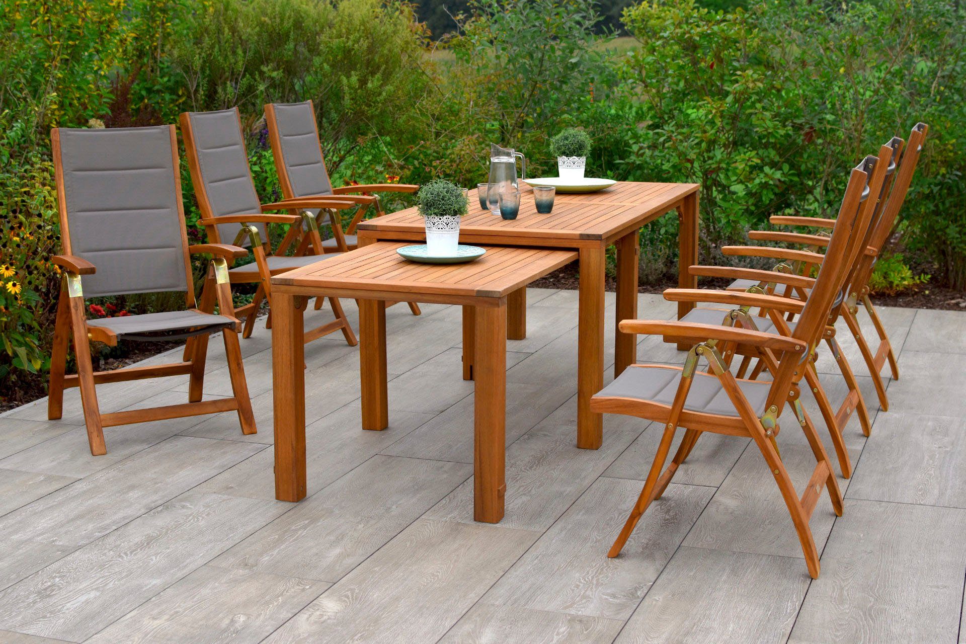 MERXX Garten-Essgruppe Acapulco, (7-tlg)