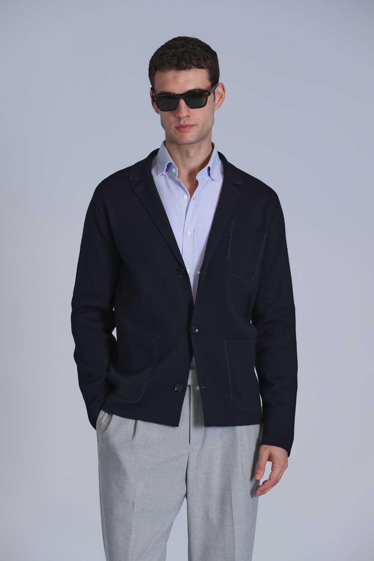 Lufian Cardigan Leader mit Knopfreihe