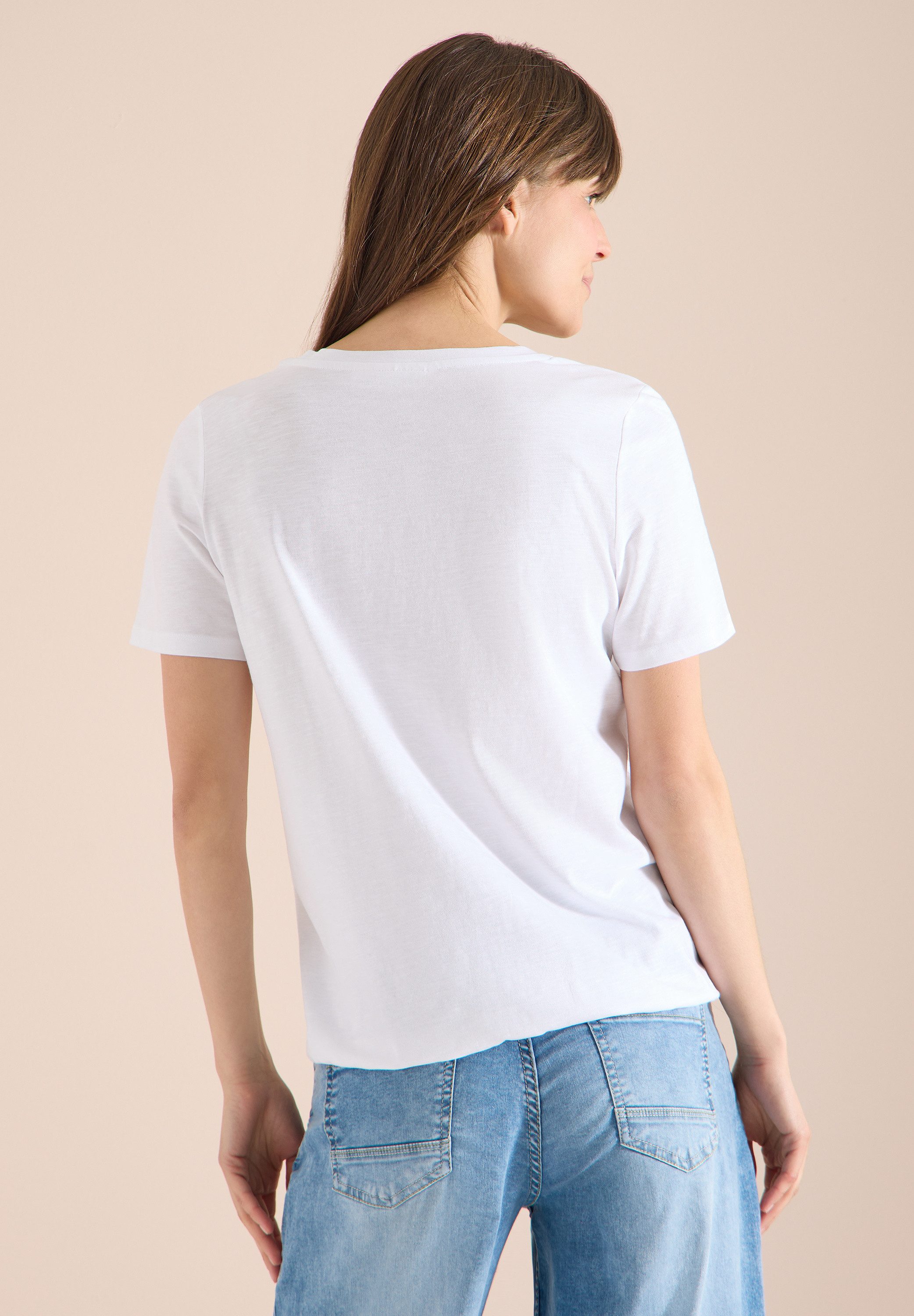 CECIL Tunikashirt aus reiner Baumwolle