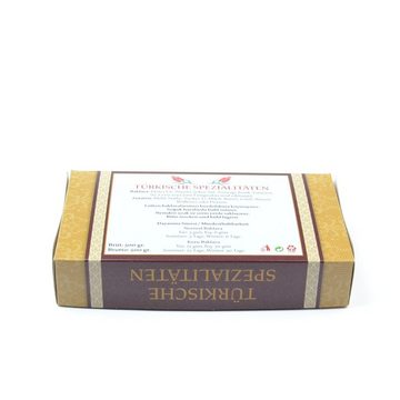 Einwegschale 100 Stück Faltschachteln für Baklava 500 gr., (210×120×40 mm), fettdicht, lebensmittelecht Dessert Verpackung Baklava Box Karton